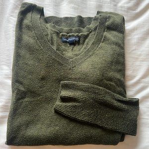 American Eagle Green Knit Long Sleeve